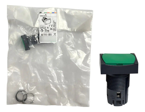 Kit Com 2: Cabeçote Para Botão 16mm Verde Zb6da3 Schneider Verde 0