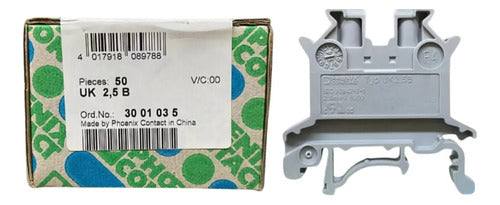 Kit Com 50 Peças: Borne Uk 2,5 B 3001035 24a 690v Phoenix