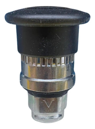 Cabeçote Cogumelo Para Botão Ø22mm Metálico Zb4bt2 Schneider Preto 0