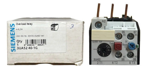 Rele De Sobrecarga 3ua5240-1g 4-6,3a Siemens -