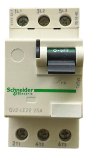 Disjuntor Motor Magnético Gv2le22 25a Schneider 690v 50 60 Hz