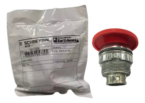 Botão De Emergência Ez3 50/03 30mm Vermelho Ace Schmersal