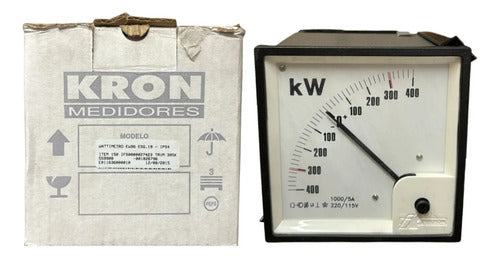 Wattimetro Ew96 Esq. 19 1000/5a 220/115v Trmv 305kw Kron