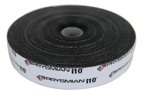 Kit Com 20: Fita Isolante I10 Alta Tensão Autofusão Prysmian Preto Lisa