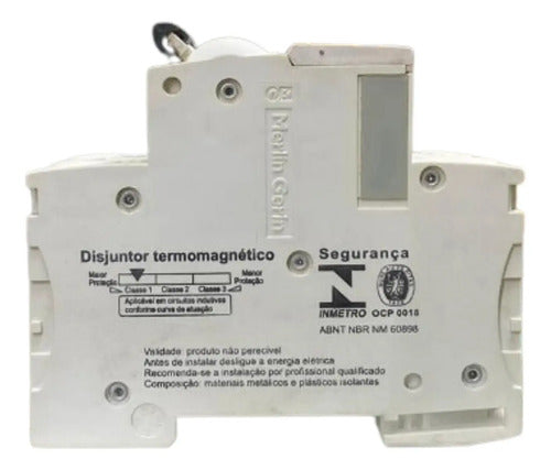 Disjuntor Acti9 Ic60n 2p 20a Curva C A9f74220 Schneider