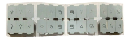 Conjunto De Folhas Para Botão Knx Pro Mtn6270-0011 Schneider