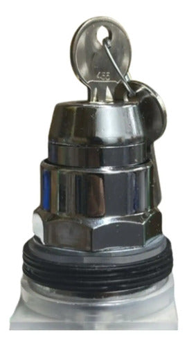 Cabecote P/ Comutador 30mm Metalico 2 Posições 9001ks11k3r Prata