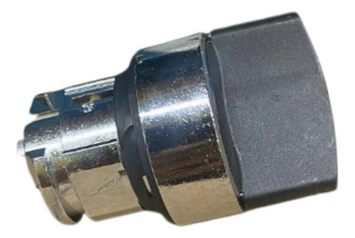 Cabeçote Para Chave Seletora Ø22mm 2 Pos Zb4bd4 Schneider Metal Cromado