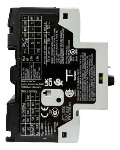 Disjuntor Motor Pkzm0-20 16-20a Eaton - 50/60hz
