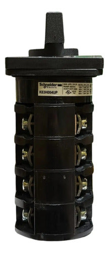Comutador Rotativo Rev 63a K63h004up Schneider Preto -