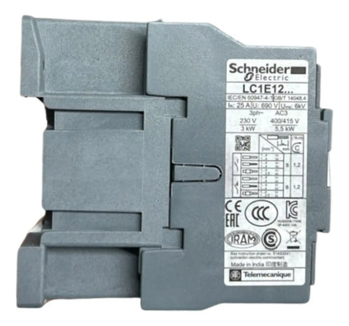 Contator 3p Easypact 12a 1nf 110vca Lc1e1201f7 Schneider 110v