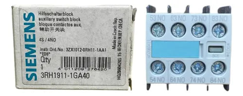 Bloco De Contato Auxiliar 4na 3rh1911-1ga40 Siemens -