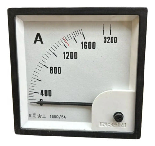 Amperimetro Fm96pc 1600/3200/5a Travamento 1250a Kron S/ Cx