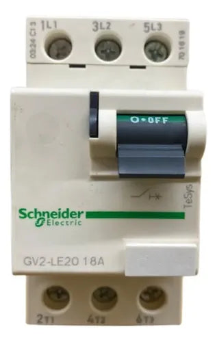 Disjuntor Motor Magnético Gv2le20 18a Schneider 690v 50 60 Hz