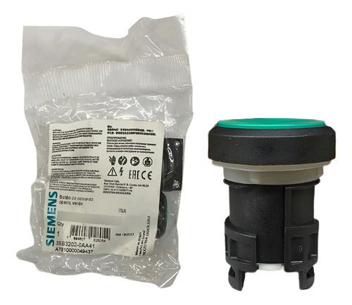 Botao 1na Verde 3sb3202-0aa41 Siemens Verde -