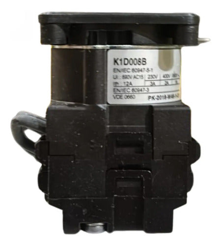 Bloco De Comutador Rotativo 9 Posições K1d008b Schneider Preto 690