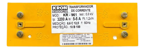 Transformador De Corrente Kr 961 3200/5-5a 60hz 0,6kv Kron