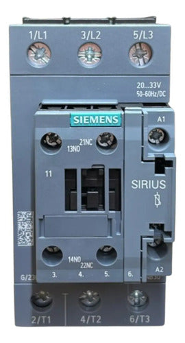 Contator Tripolar 3rt2035-1nb30 41a 24vcc Siemens 24vcc