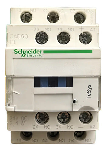 Contator Auxiliar Tesys D 5na 24vccbc Cad50bl Schneider 24vcc