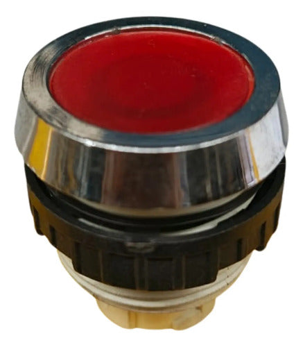 Botão B3/13 30mm Vermelho Cromado Schmersal Vermelho