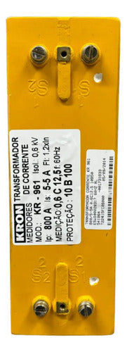 Transformador De Corrente Kr 961 800/5-5a 0,6kv 60hz Kron