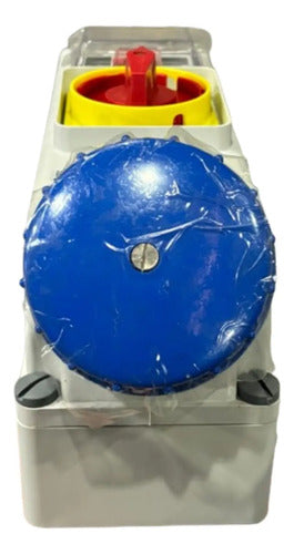 Tomada 63a 200/250v 6h Azul Dj Bloqueio S3506dj Steck Azul