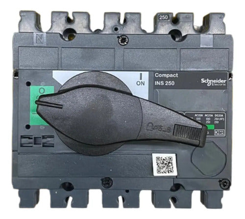 Interruptor Ins250a Tetrapolar 250a 31107 Schneider Electric Preto