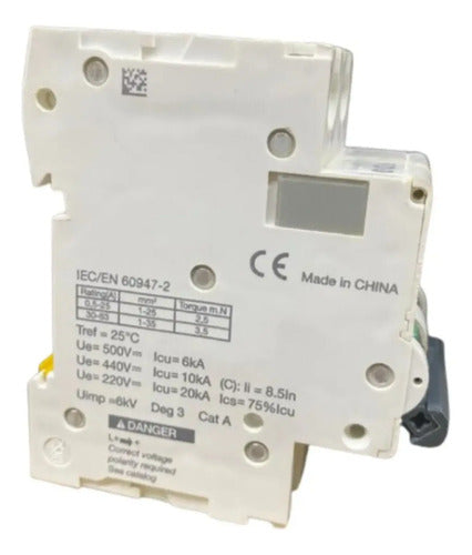 Disjuntor Acti9 C60h-dc 2p 2a 6ka Curva C A9n61522 Schneider