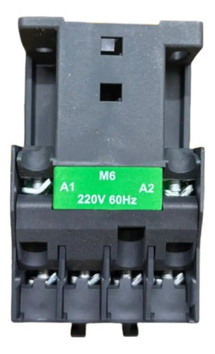 Contator 3p 6a 60hz 220v Lc1e0601m6 Schneider 220v