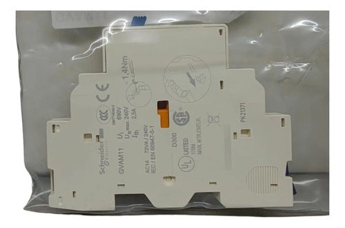 Contato De Sinalização De Curtocircuito Gvam11 Schneider 24...240 V Ca E 24...60 V Cc