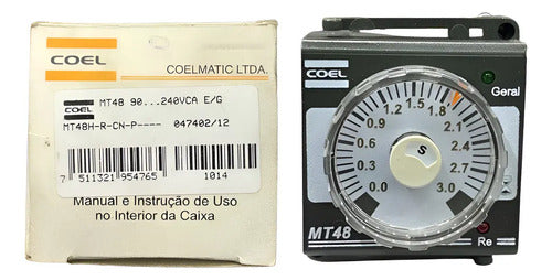 Rele Tempo Mt48h-r-cn-p 90/240vca Coel