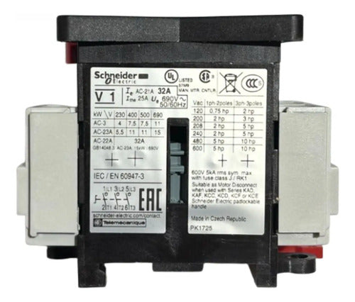 Bloco Principal Tripolar Para Vario 32a V1 Schneider
