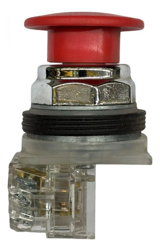 Botão Metálico 30mm 2nf Vermelho 9001kr9r94h8 Schneider Vermelho