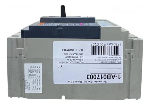 Disjuntor Tripolar 2,5a Ns100h-ma2,5 Merlin Gerin Schneider