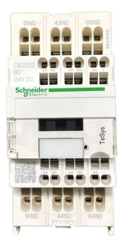 Contator Auxiliar Tesys D 5na Mola 24vcc Cad503bd Schneider 24vcc