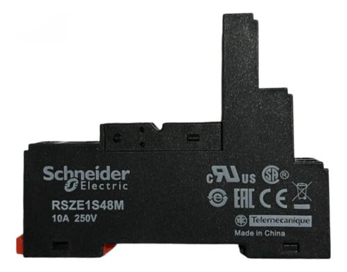 Kit C/ 6: Base P/ Rele Rsb1a160/rsb2a080 Rsze1s48m Schneider