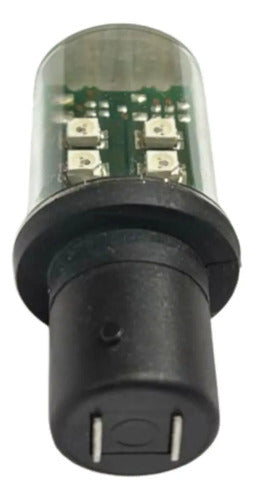 Lampada Led Para Base Ba15d 120v Vermelho Dl1bdg4 Schneider