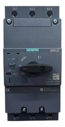 Disjuntor Automático 63a 3rv2342-4jc10 Siemens