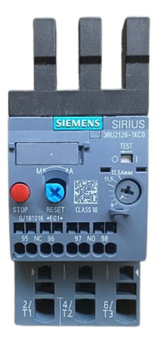 Relé De Sobrecarga 3ru2126-1kc0 9-12,5a Siemens 690v
