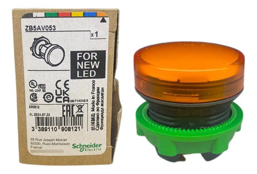 Kit Com 2: Cabeçote Para Sinalizador 22mm Zb5av053 Schneider