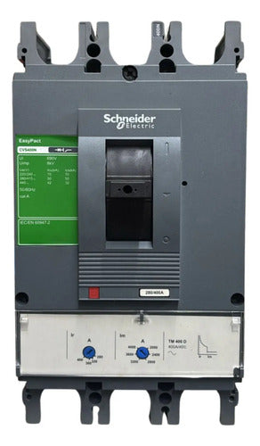 Disjuntor 3p Easypact Cvs400n Tm400d Cvs400n3400 Schneider - 50 60 Hz