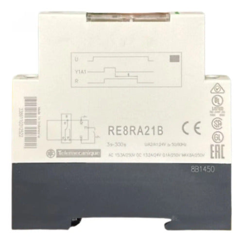 Rele Temporizador Repouso 3-300s 24vcc Re8ra21b Schneider 24vcc