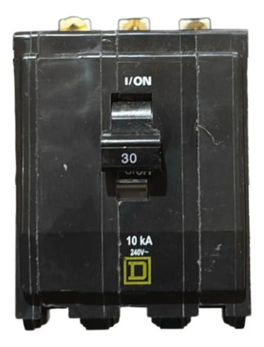 Disjuntor Qob 3p 240v 30a Qob330 Schneider