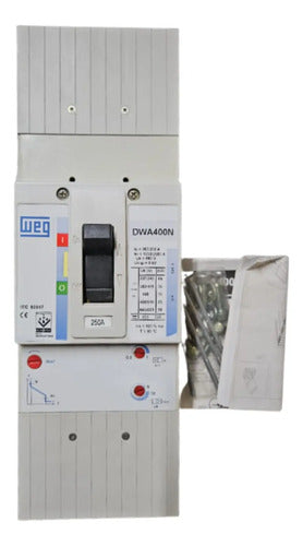 Disjuntor Caixa Moldada 10046811 Dwa400n-250-3 Weg Novo!!