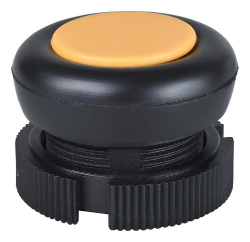 Kit Com 3: Botão 22mm Plástico Xaca9415 Amarelo Shcneider Amarelo 0