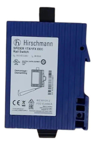 Switch Hirschmann Spider 1tx/1fx Eec 943.927.001 Novo !!!