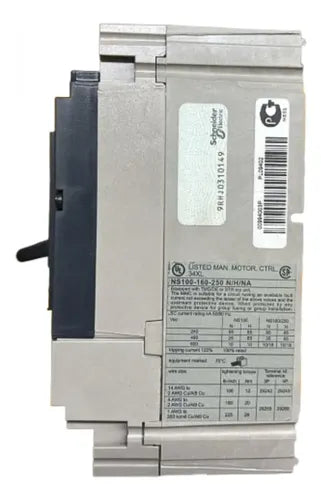 Disjuntor Tripolar Ns100h-ma25 25a Merlin Gerin