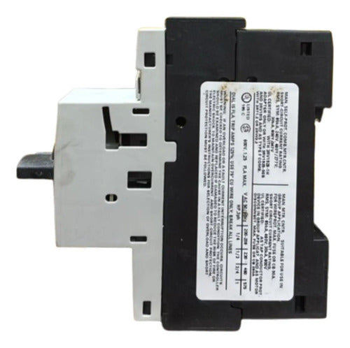 Disjuntor Motor 3rv1021-0ka10 0,9-1,25a Siemens - 50/60hz