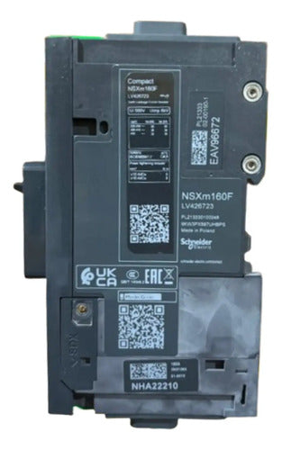 Disjuntor Tripolar Nsxm Vigi 36ka 160a Lv426723 Schneider
