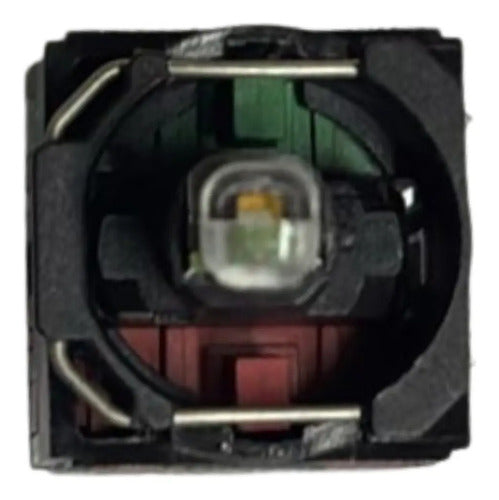 Corpo P/ Botão 16mm Luminoso Led Amarelo Zb6zb55b Schneider Amarelo 12-24vca/cc